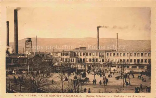AK / Ansichtskarte Clermont-Ferrand 63 Usine Michelin Entrée des Ateliers