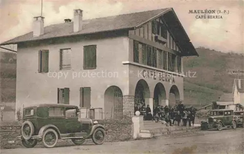 AK / Ansichtskarte Mauleon-Licharre Oloron-Sainte-Marie 64 Pyrenees-Atlantiques Café Berria