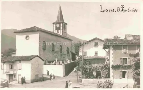 AK / Ansichtskarte Lasse BAYONNE 64 Pyrenees-Atlantiques Vue d'ensemble et l'église