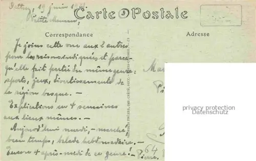 AK / Ansichtskarte Anglet BAYONNE 64 Pyrenees-Atlantiques Fronton du Brun Groupe de Pelotaris