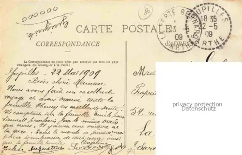 AK / Ansichtskarte Jupilles LA FLECHE 72 Sarthe Rue Principale