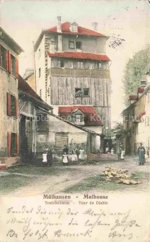 AK / Ansichtskarte Muelhausen Elsass Teufelsturm Tour du Diable