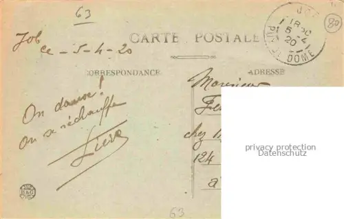 AK / Ansichtskarte Job AMBERT 63 Puy-de-Dome Arrivée par la Route d'Ambert