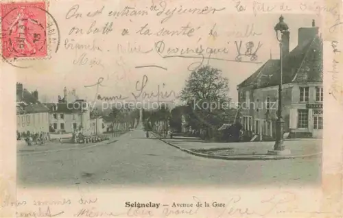 AK / Ansichtskarte Seignelay Auxerre 89 Yonne Avenue de la Gare