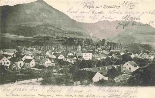 AK / Ansichtskarte Weyer Enns Oberoesterreich AT Panorama Blick gegen Rapoleg