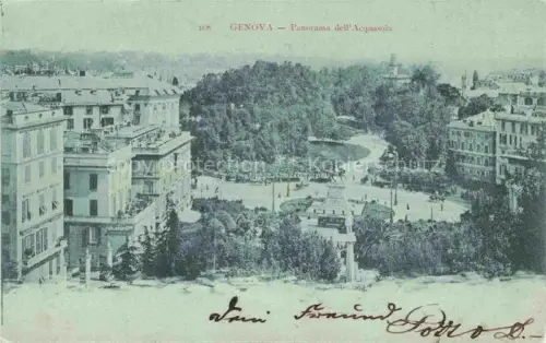 AK / Ansichtskarte GENOVA Genua Liguria IT Panorama dell'Acquasola