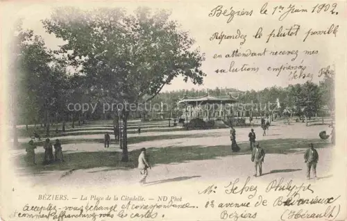 AK / Ansichtskarte BEZIERS 34 Herault La Place de la Citadelle