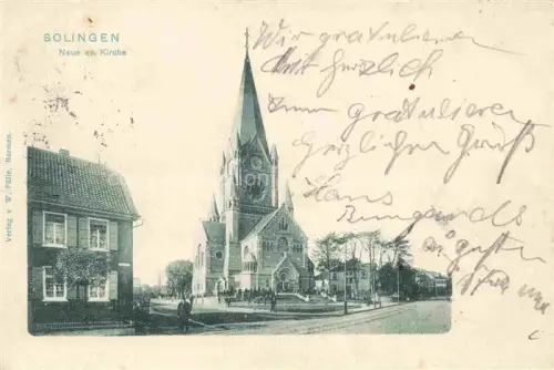 AK / Ansichtskarte SOLINGEN Neue evangelische Kirche