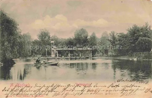 AK / Ansichtskarte MoeNCHENGLADBACH NRW Partie im Volksgarten Teich