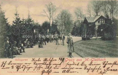 AK / Ansichtskarte MoeNCHENGLADBACH NRW Partie im Volksgarten