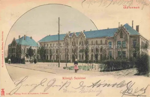 AK / Ansichtskarte Uetersen Pinneberg Schleswig-Holstein Koenigliches Seminar