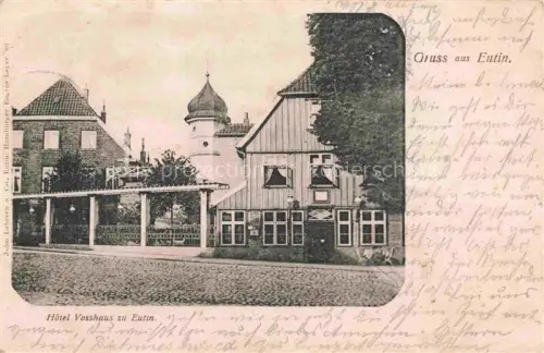 AK / Ansichtskarte Eutin Schleswig-Holstein Hotel Vosshaus zu Eutin Deutsche Reichspost