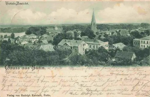 AK / Ansichtskarte Eutin Schleswig-Holstein Totalansicht Deutsche Reichspost