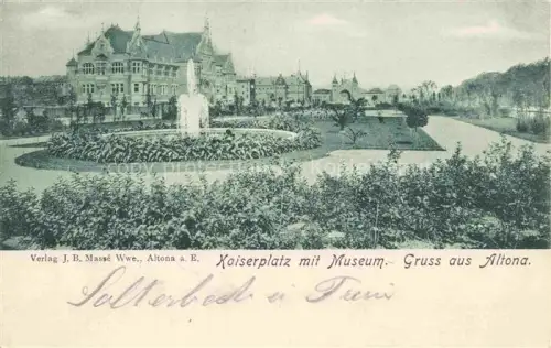 AK / Ansichtskarte Altona  HAMBURG Kaiserplatz mit Museum