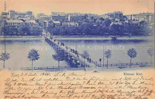 AK / Ansichtskarte KIEL  CITY Blick ueber Kleiner Kiel