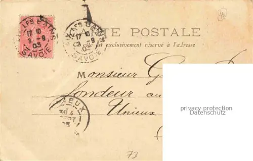 AK / Ansichtskarte AIX-LES-BAINS Chambery 73 Savoie Place Carnot