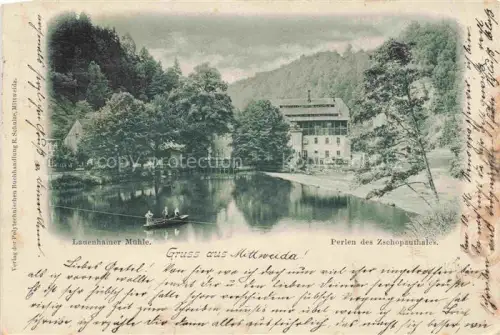 AK / Ansichtskarte Lauenhain Mittweida Sachsen Lauenhainer Muehle Perlen des Zschopauthales