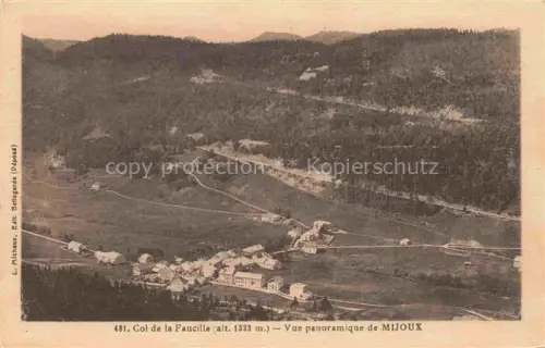 AK / Ansichtskarte Mijoux GEX 01 Ain Panorama