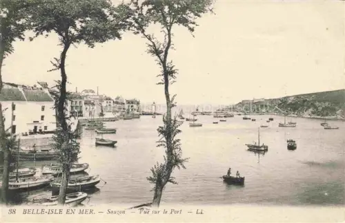 AK / Ansichtskarte Belle-Isle-en-Mer Guingamp 22 Cotes-d Armor Sauzen Vue Port