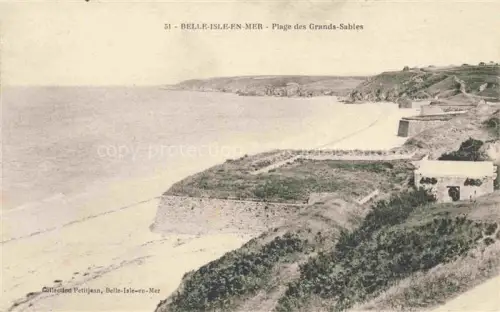 AK / Ansichtskarte Belle-Isle-en-Mer Guingamp 22 Cotes-d Armor Plage Grands Sables