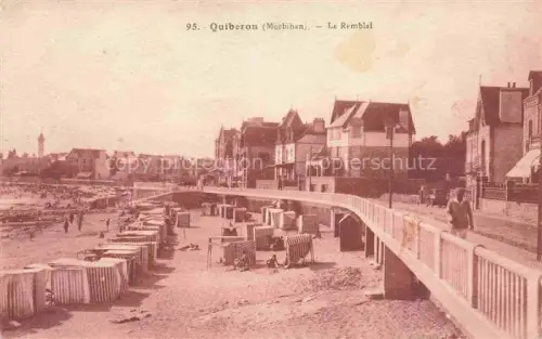 AK / Ansichtskarte QUIBERON Lorient 56 Morbihan Le Remblai