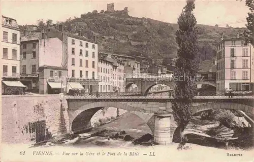 AK / Ansichtskarte VIENNE  Vienne-sur-le-Rhone 38 Isere Vue sur la Gere et le Fort de la Batie