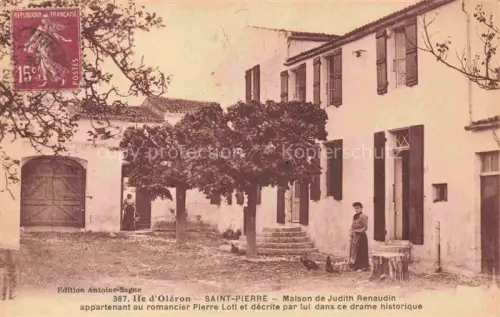 AK / Ansichtskarte Ile d Oleron ROCHEFORT 17 Charente-Maritime Saint Pierre Maison de Judith Renaudin