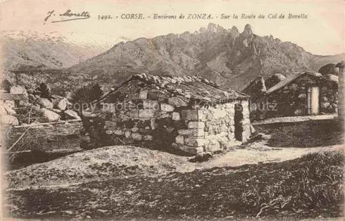 AK / Ansichtskarte CORSE  Corte Ile de Korsika Sur la Route du Col de Bavella