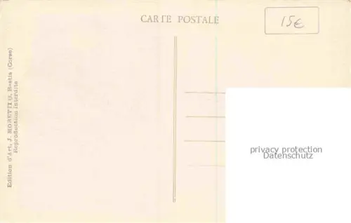 AK / Ansichtskarte CORSE  Corte Ile de Korsika Type Corse J Moretti dans l'ancien costume du pays