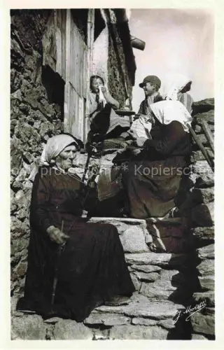 AK / Ansichtskarte CORSE  Corte Ile de Korsika Type de Fileuse