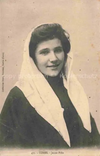 AK / Ansichtskarte CORSE  Corte Ile de Korsika Jeune Fille