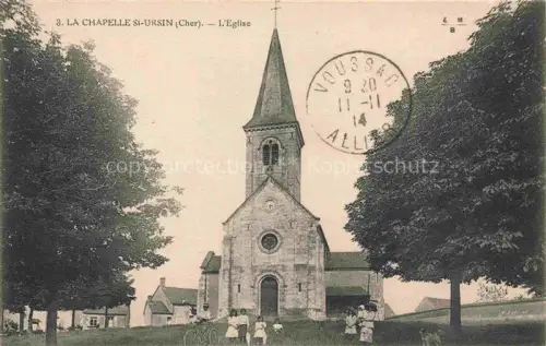 AK / Ansichtskarte La Chapelle-St-Ursin BOURGES 18 Cher Eglise