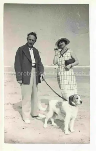 AK / Ansichtskarte HUNDE dogs chiens-- Strand 