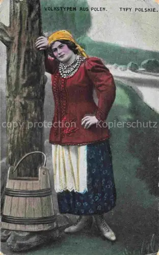 AK / Ansichtskarte Polnische Typen Typy Polskie Poland Frau 