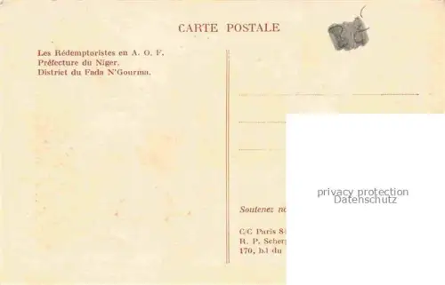 AK / Ansichtskarte Esel Donkey Ane Burro Asno Asino-- Le Pays Diabo Kinder Niger 