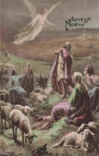 AK / Ansichtskarte Weihnachten Christmas X-Mas Noel Engel Schaffe 