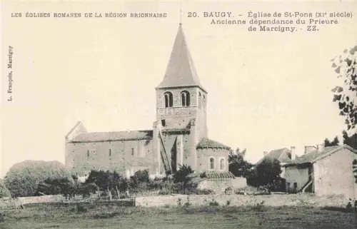 AK / Ansichtskarte Baugy CHAROLLES 71 Saone-et-Loire St. Pons Kirche 