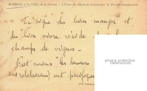 AK / Ansichtskarte Riberac Perigueux 24 Dordogne Vallee de la Dronne