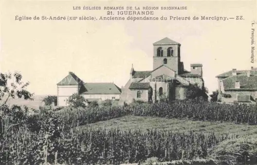 AK / Ansichtskarte Iguerande CHAROLLES 71 Saone-et-Loire Eglise de St. Andre 