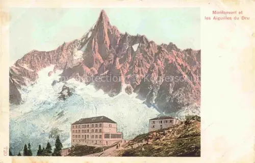 AK / Ansichtskarte Montanvert Chamonix-Mont-Blanc 74 Haute-Savoie Aiguiles du Dru