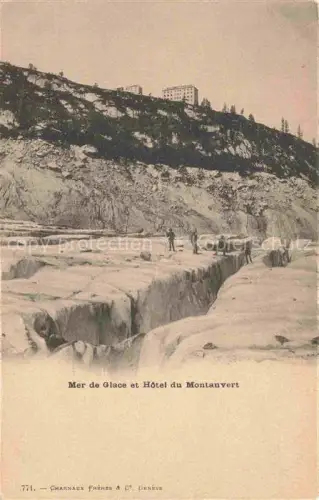 AK / Ansichtskarte CHAMONIX BONNEVILLE 74 Haute-Savoie Mer Glace Hotel Montanvert