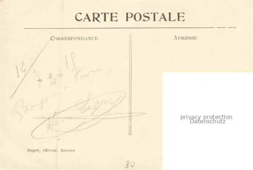 AK / Ansichtskarte Rouvroy-en-Santerre Montdidier 80 Somme Rue de la Chapelle Ruines Grande Guerre 1914-15 Truemmer 1. Weltkrieg
