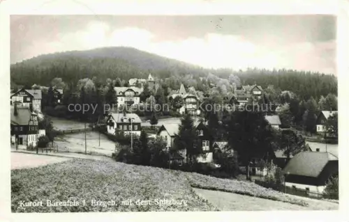 AK / Ansichtskarte Baerenfels Erzgebirge Altenberg Sachsen Teilansicht Kurort mit Spitzberg