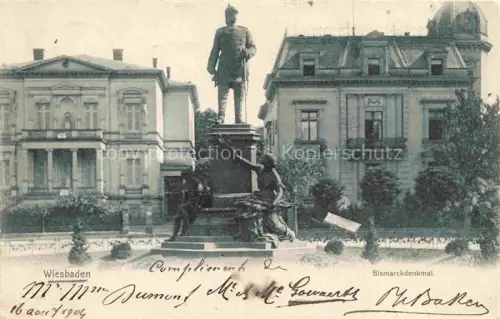 AK / Ansichtskarte WIESBADEN Bismarckdenkmal