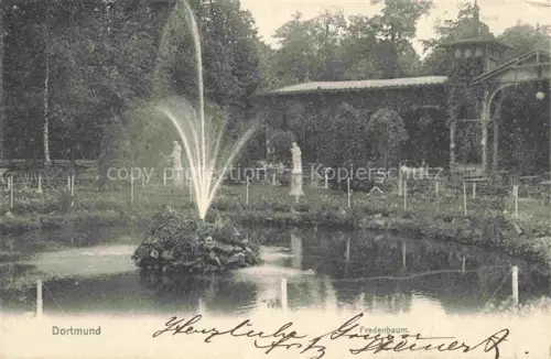 AK / Ansichtskarte DORTMUND  CITY Fredenbaum Wasserspiele