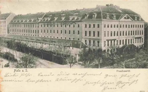 AK / Ansichtskarte Halle Saale Frankestift