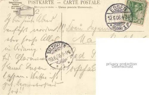 AK / Ansichtskarte EssEN  Ruhr Gaststaette Loewenbraeu Spruch Karikaturen Kuenstlerkarte