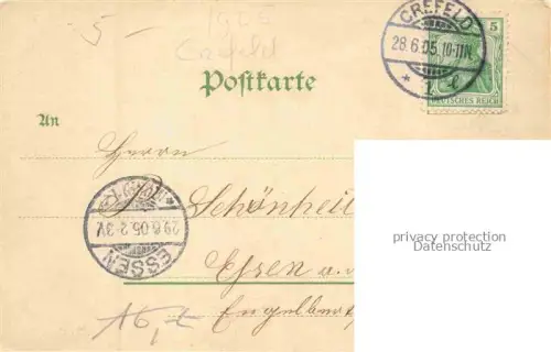 AK / Ansichtskarte KREFELD Crefeld Kurhaus im Stadtgarten