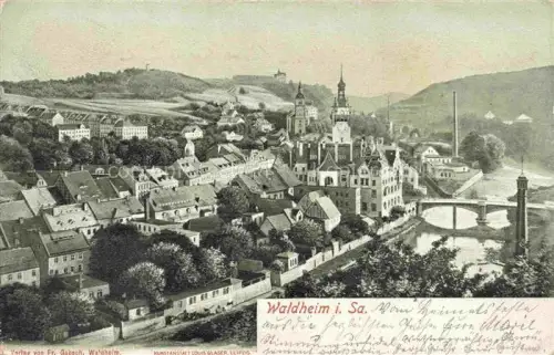 AK / Ansichtskarte Waldheim  Sachsen Panorama