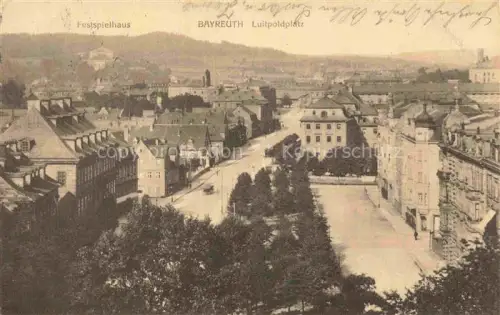 AK / Ansichtskarte BAYREUTH Luitpoldplatz Festspielplatz